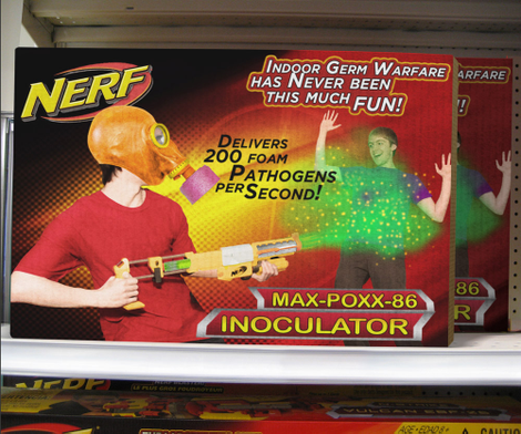 The product promises "hours of unexpected panic-inducing fun."